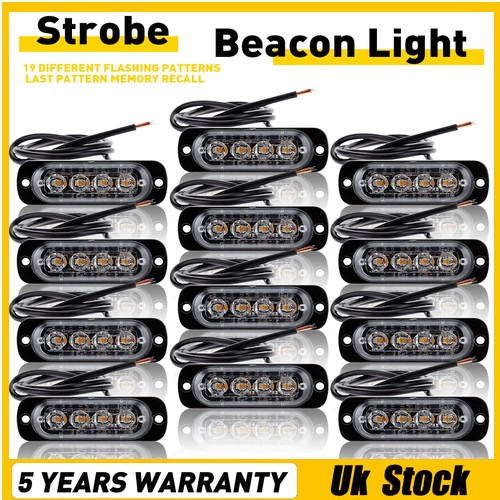 12x 4led 24v amber recovery - 4led,