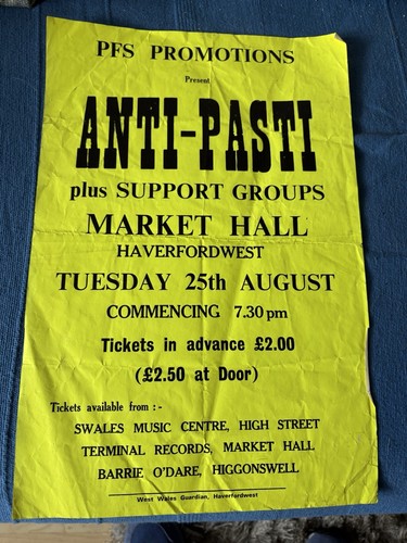 Sex pistols anti pasti - pasti, poster