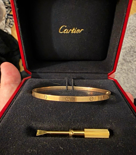 Cartier love 18ct rose gold - love,