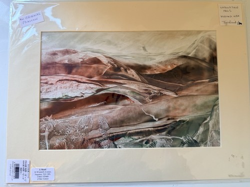 Original encaustic melted wax - melted,