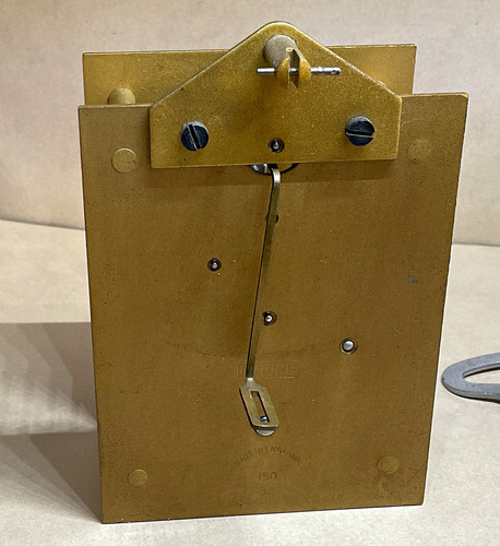 Smiths brass clock - brass,