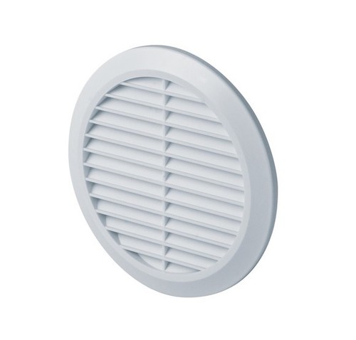 White round air vent - white,