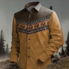 Cowboy Western Shirt Men's