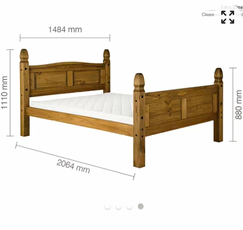 Corona king size pine - size,