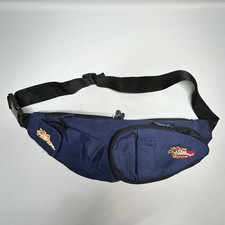 Vintage No Fear Waist Bag, Fanny Pack, Bum Bag Crossbody Blue Retro 1990s Y2K