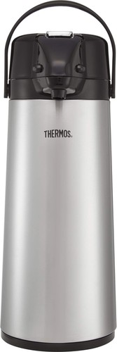 Thermos action pump - pot, flask