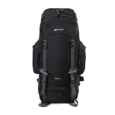 Eurohike Black Nepal 65 Litre Rucksack Travel Camping Outdoors Backpack Unisex
