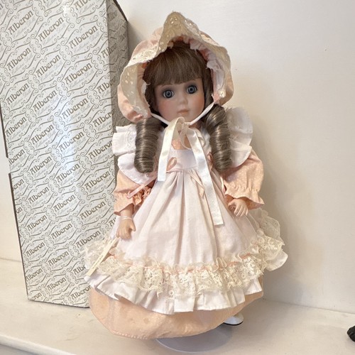 Alberon porcelain doll - porcelain,