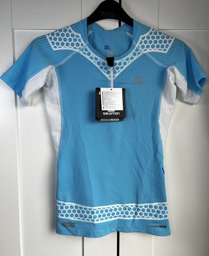 Salomon lab exo tee blue - s-lab,