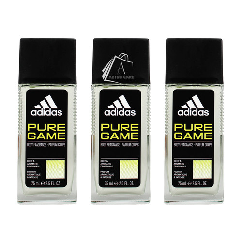Pack 75ml adidas pure game - x,