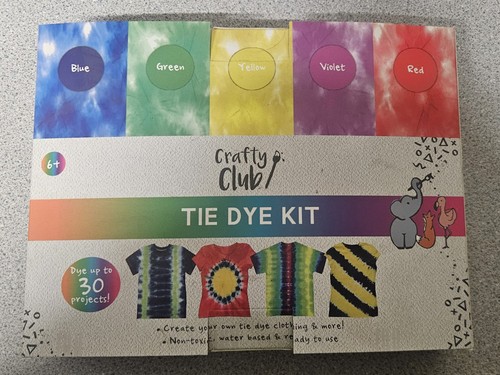 Crafty club tie dye kit - club, make