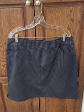 CHRISTOPHER & BANKS NAVY BLUE SKIRT SKORT - SIZE 16