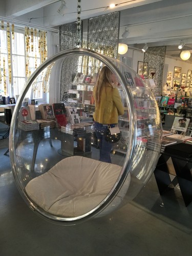 Retro hanging bubble - bubble, chair