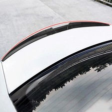 Adjustable Gloss Black Universal Rear Boot Trunk Roof Spoiler Lip Extension Wing