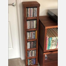 CD Storage Tower, Rustic