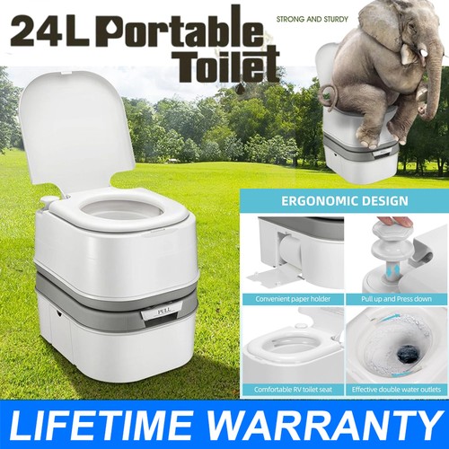 Large 24l portable toilet - 24l,