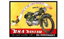 BSA BANTAM Retro Look Metal