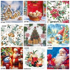 9 x  Mixed Christmas  Paper