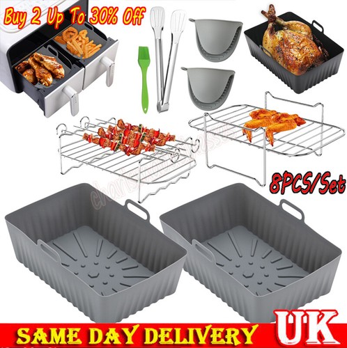 8pcs air fryer rack grills - air,
