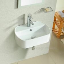 Bathroom Cloakroom Wall Hung / Wall Mounted / Ceramic Basin Sink 440x300x130 mm