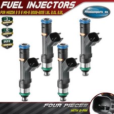 4x Fuel Injectors for Mazda 3 Mazda 5 Mazda 6  MX-5 02-15 1.8 2.0 2.3 0280158103