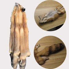 Tanned Red Fox Pelt Skin Fur Real Fox Hide High Quality Heavy Fur Taxidermy Soft