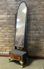 Antique  Painted Cheval Dressing Mirror