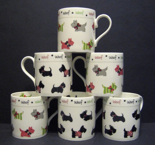 Set mugs data scottie dog - 6,