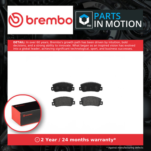 Brake pads set fits - brake,