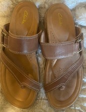 CLARKS Yacht Beach Tan Leather