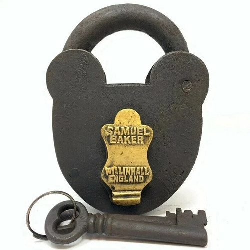 Antique padlock working - working, with