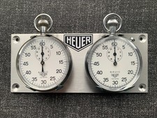 Heuer Stopwatch Panel Heuer