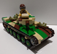 Brickmania WWII  Type 97 Chi-Ha Medium Tank (Built from Brickmiana Instruction)