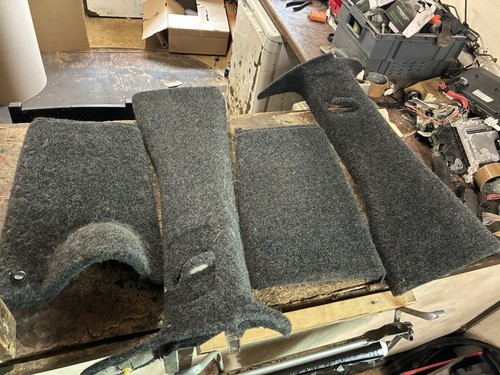 Pillar seat belt covers - b,