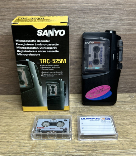 Sanyo microcassette recorder - microcassette,