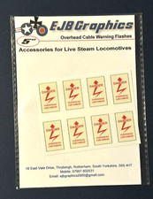 5" Guage Overhead Cable Warning Flashes For Live Steam Locomotives