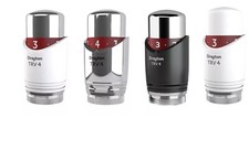 Drayton TRV4 Replacement Head Chrome White Anthracite