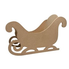 CNC Cut DIY Wooden Sleigh  (6mm MDF) Build Your Own Santa's Sleigh