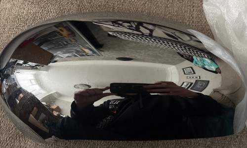 Nissan chrome mirror - n/s,