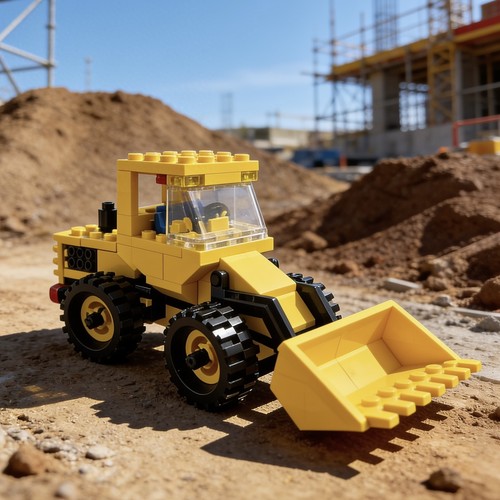 Lego town construction - lego,