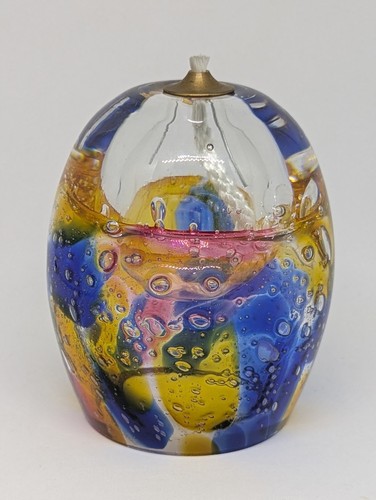 Handblown bubble glass oil