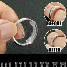 12Pcs Silicone Ring Size Adjuster Invisible Resizer Reducer for Loose Rings