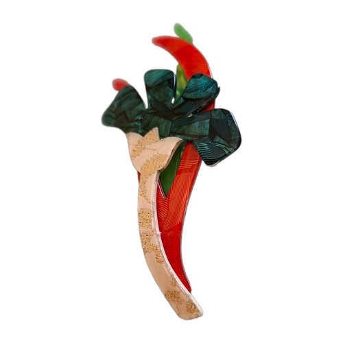 Lea stein genuine brooch - ,