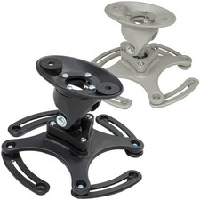 Universal Projector Ceiling Mount Aluminum 360° Tilt Swivel Adjustable Home