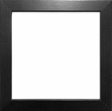 Square Picture Photo Frame Frames Black White Oak Poster Modern Wood Effect Size