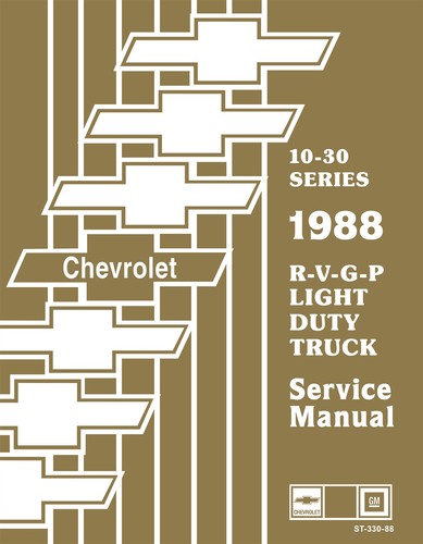 1988 chevrolet truck - 1988, r-v