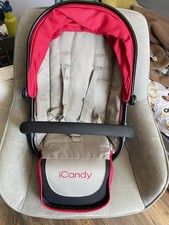 iCandy Peach Blossom Lower Converter Seat Unit Sherbet Black Chassis