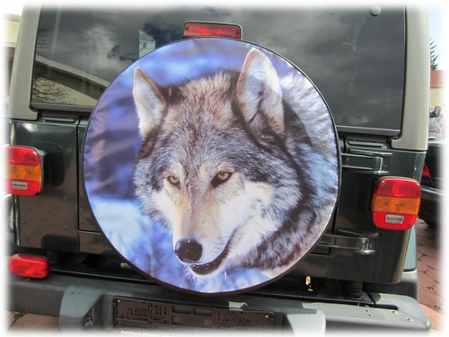 Wolf spare wheel cover jeep - spare,