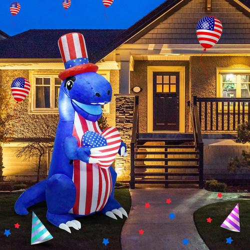 5ft independence day dinosaur - independence,