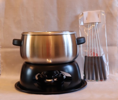 Classic trudeau fondue - set, for